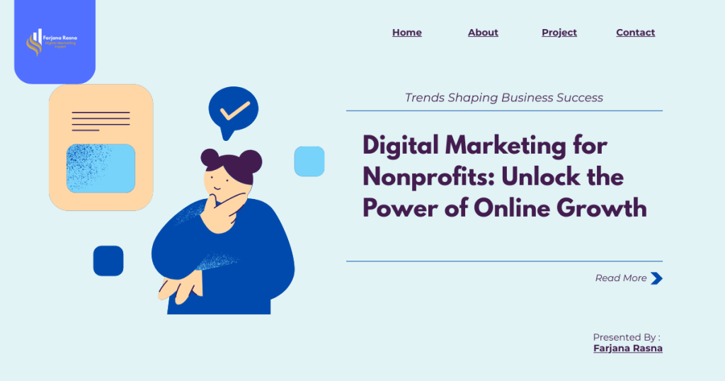 digital marketing for nonpro fit s unlock the po we r of online growth